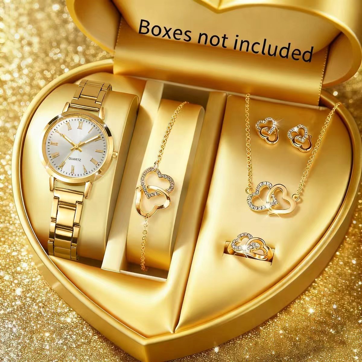 Jewelry Watches For Ladies - 6 adet moda kadın Quartz saat