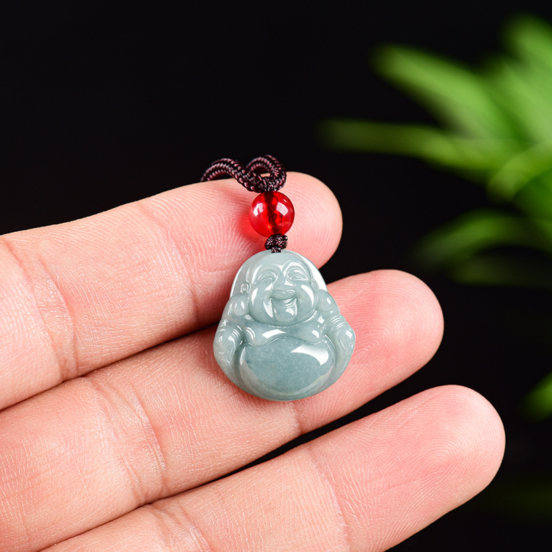 Jewelry & Watches Sp Zo O - Myanmar Jadeite Guanyin Buda Kolye Kolye