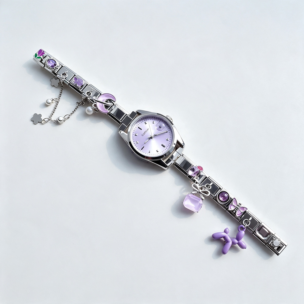 Jewelry Watches For Ladies - Paslanmaz Çelik İtalyan Saat DIY Karışık