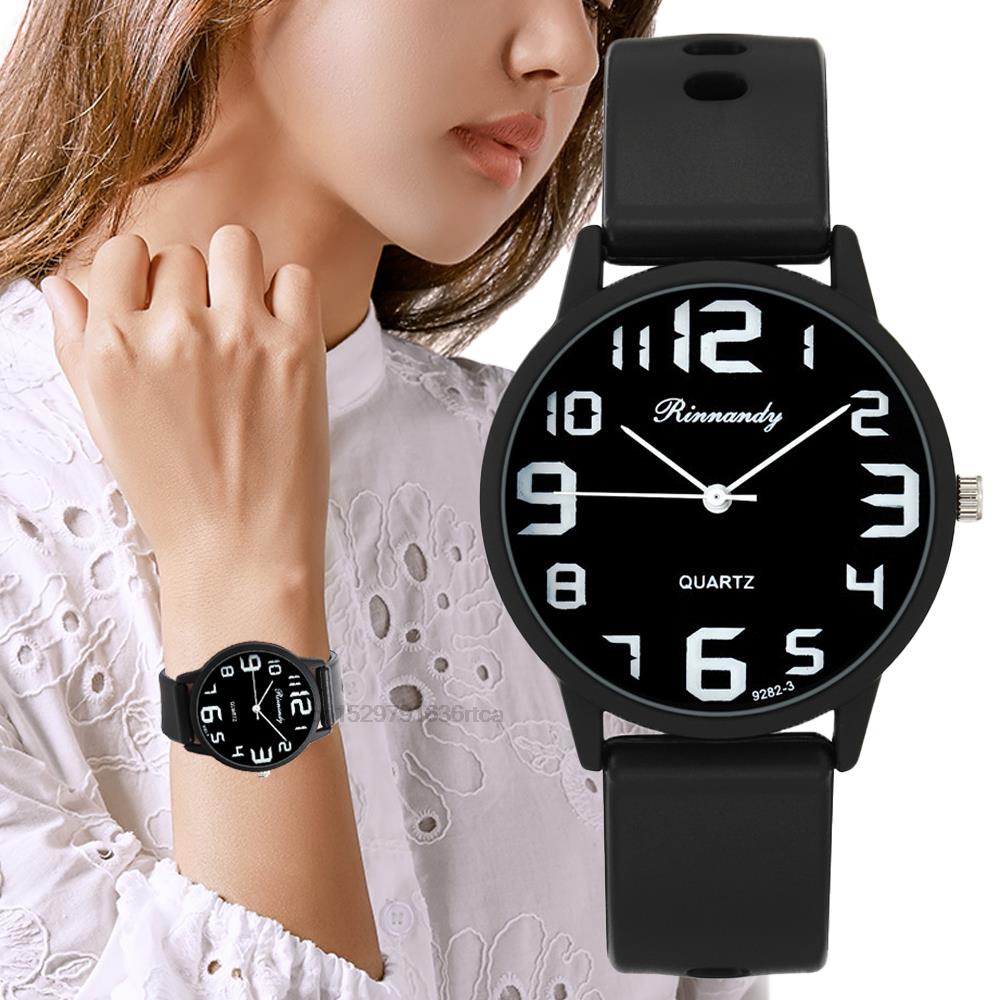 High Jewelry Watches - Kadın Moda Silikon Saatler Set Minimalist