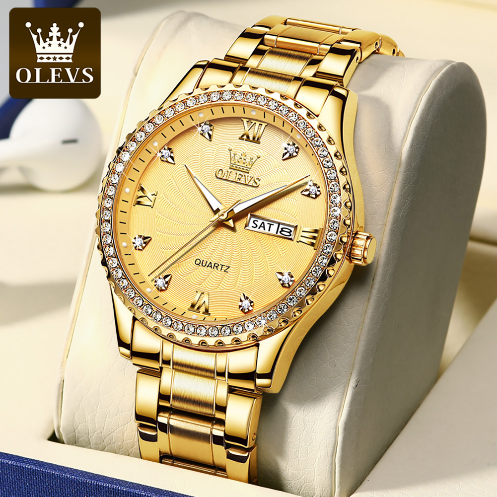 Jewelry Inspired Watches - OLEVS 5565 Lüks Marka Kuvars İzle