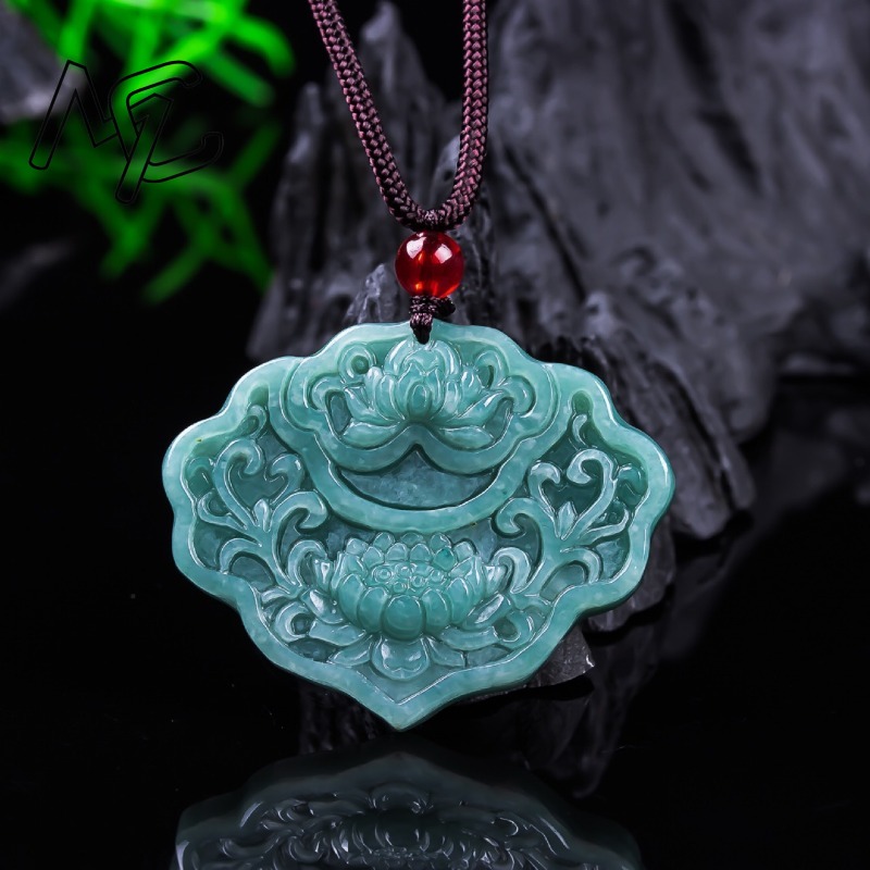 Jewelry & Watches Sp Zo O - Gerçek Birmanya Zümrüt Yeşim Mavi Su