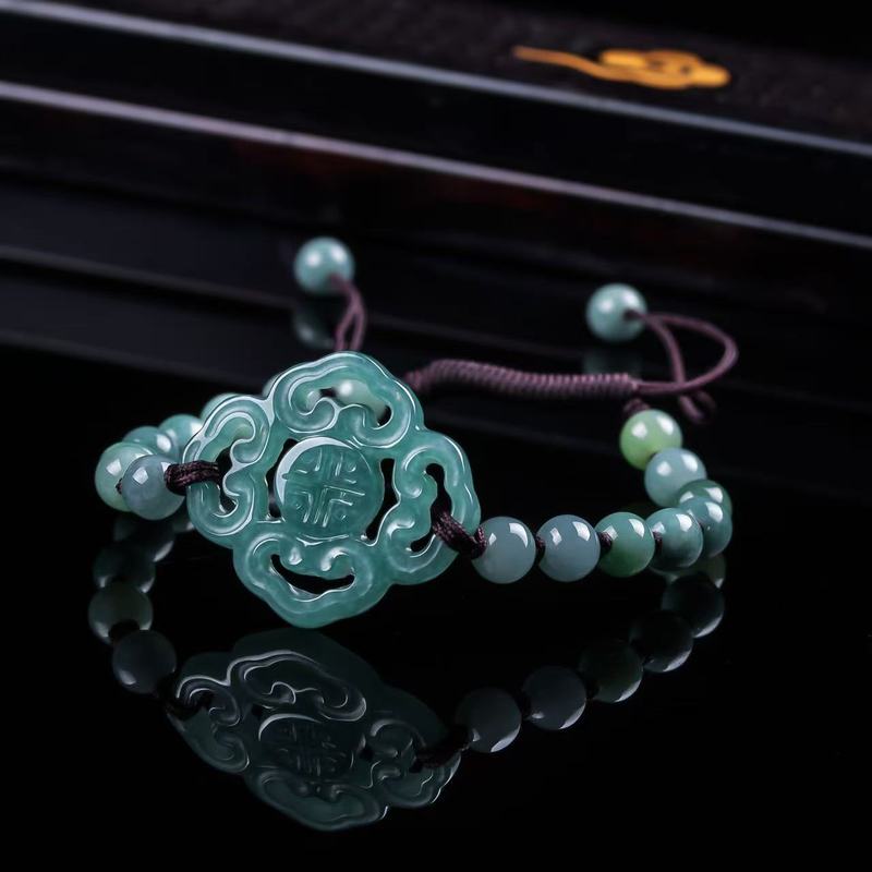 Jewelry & Watches Sp Zo O - Doğal Yeşim A Sınıfı Bileklik Orijinal