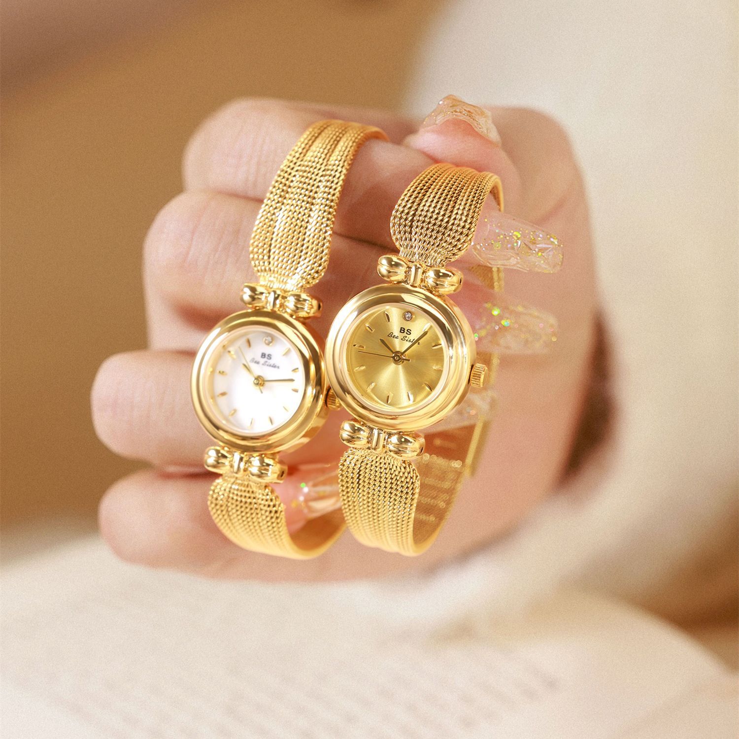 High Jewelry Watches - Kadın Saati Lüks Retro Buğday Zinciri