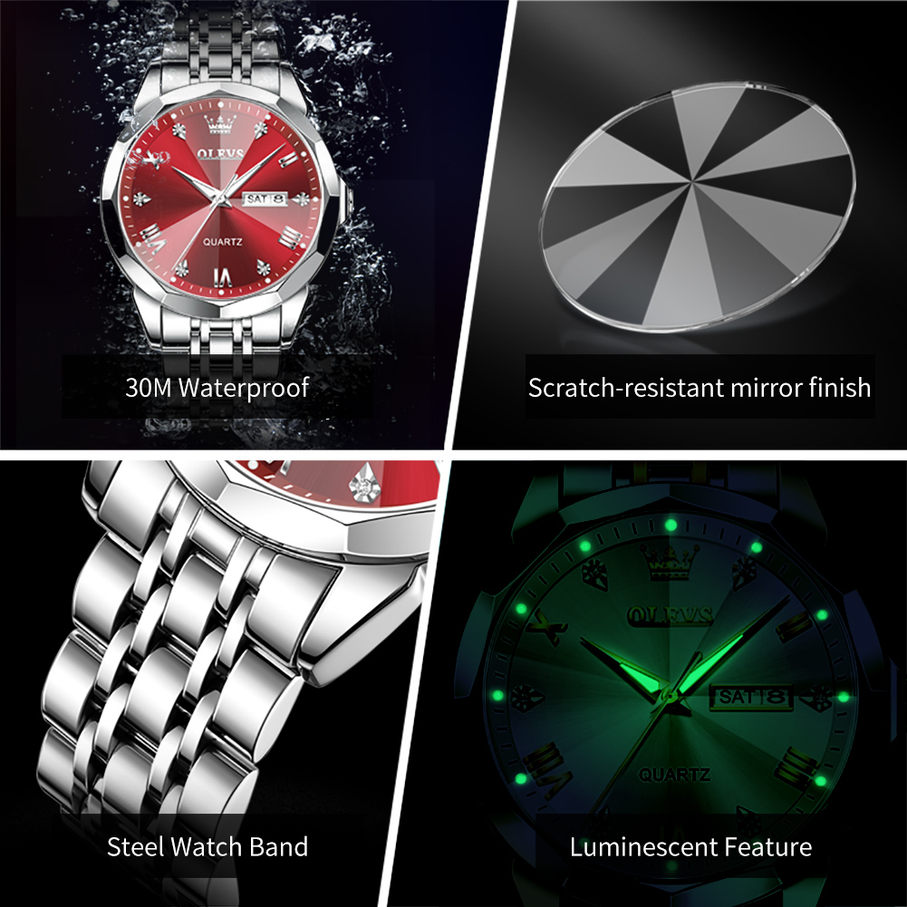 OLEVS Marka Orijinal İş Erkek  - Jewelry Inspired Watches incelemesi ve fiyatı