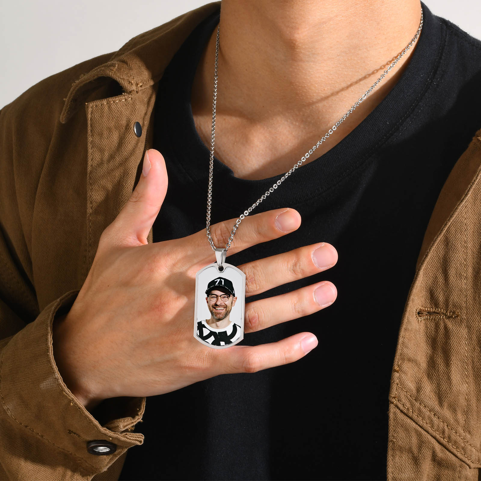 Vnox Ücretsiz Özel Fotoğraflar - Mens Dog Tag Necklace incelemesi ve fiyatı