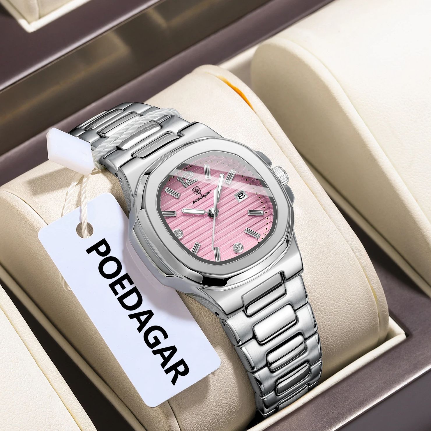 POEDAGAR Kare Moda Kadın Kol S - High Jewelry Watches incelemesi ve fiyatı