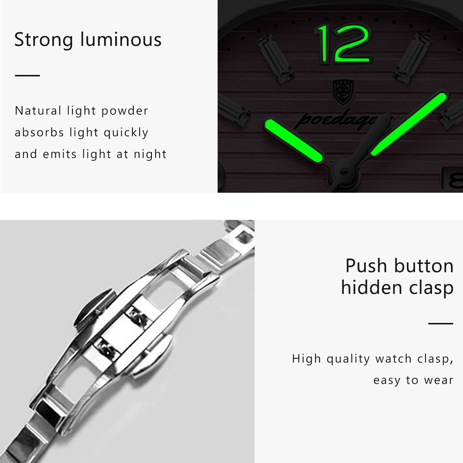 POEDAGAR Kare Moda Kadın Kol S - High Jewelry Watches incelemesi ve fiyatı