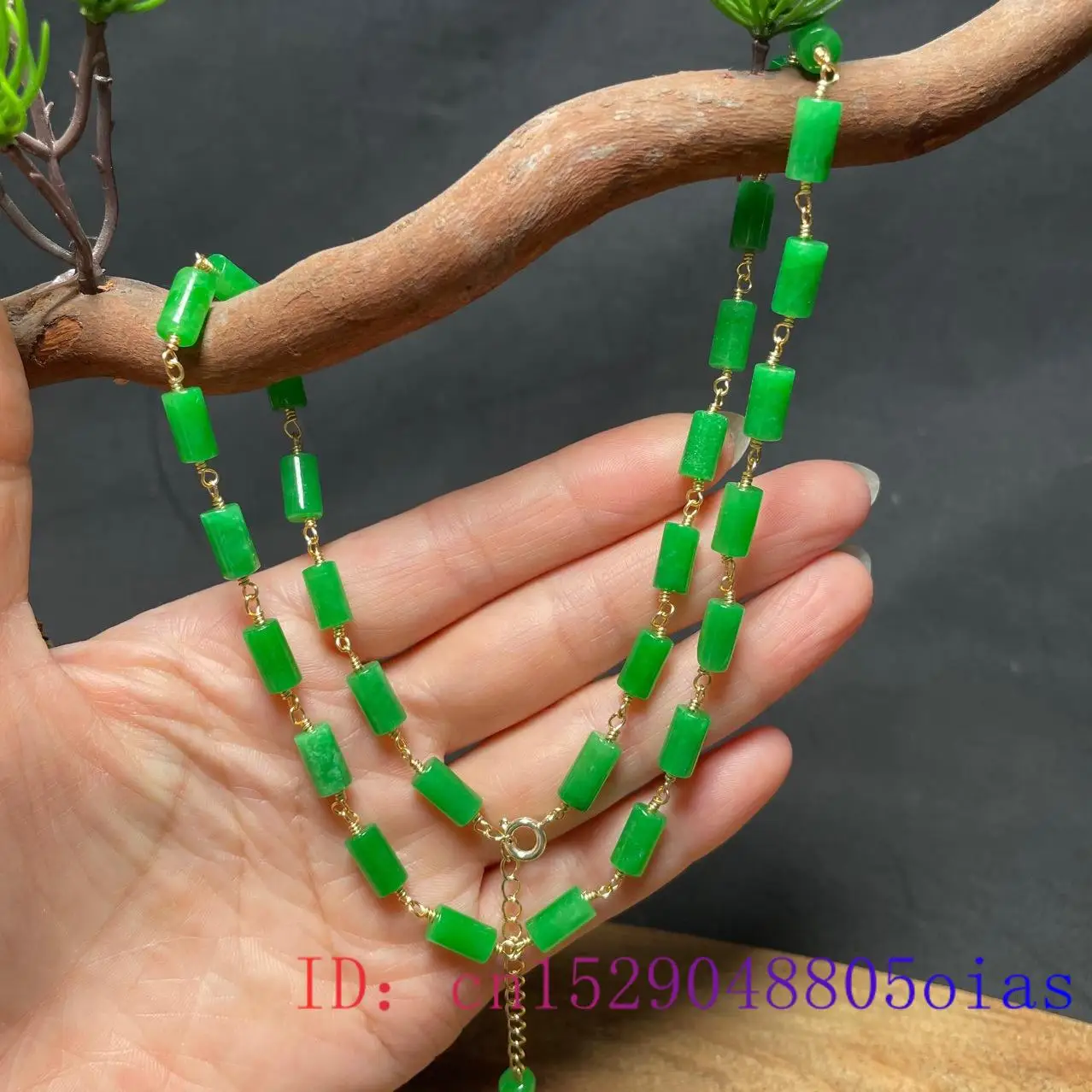 Yeşil Yeşim Boncuklu Kolye Vin - Jewelry & Watches Sp Zo O incelemesi ve fiyatı