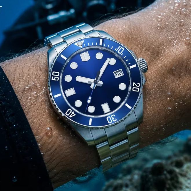ÖZEL Logo 40mm erkek Otomatik  - Mens Mechanical Watch incelemesi ve fiyatı