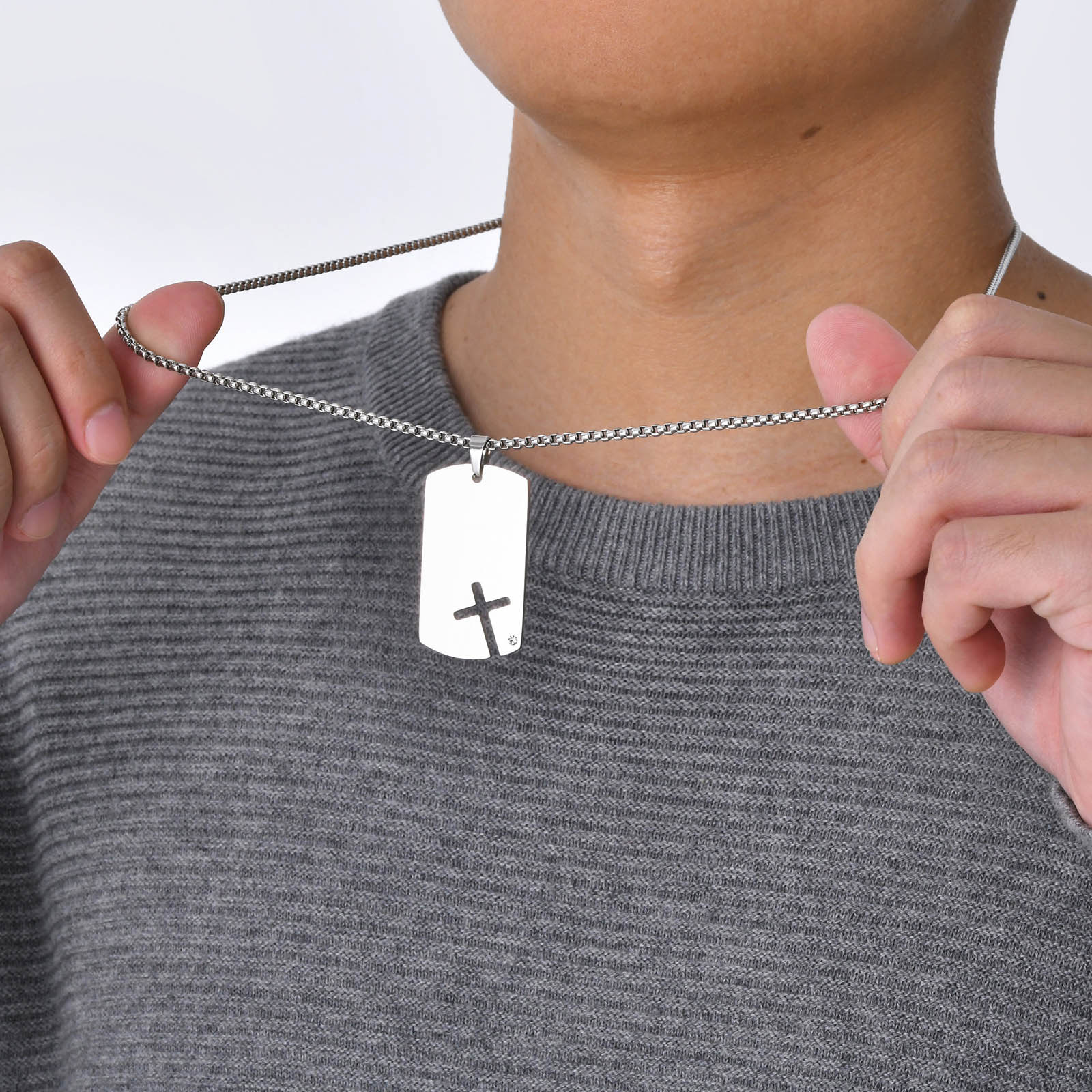 Erkekler için Mprainbow yan ça - Mens Dog Tag Necklace incelemesi ve fiyatı