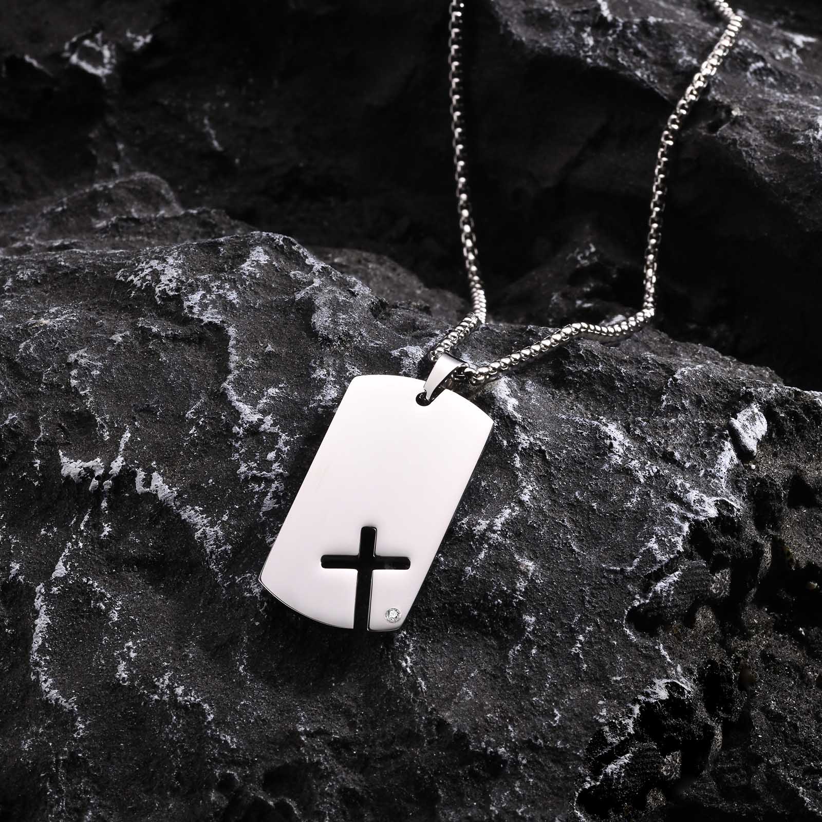 Erkekler için Mprainbow yan ça - Mens Dog Tag Necklace incelemesi ve fiyatı