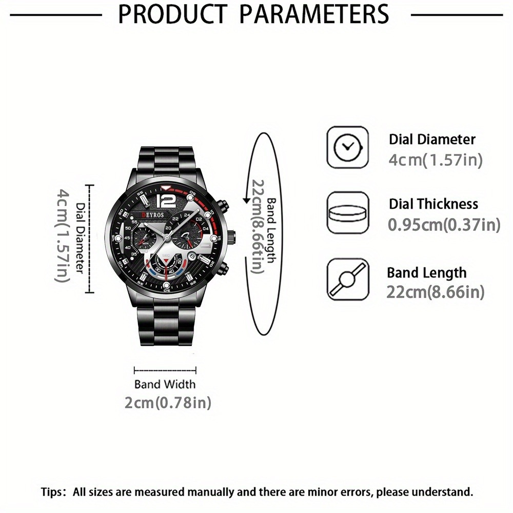 3 adet/takım Moda erkek saati  - Best Jewelry Watches For Men incelemesi ve fiyatı