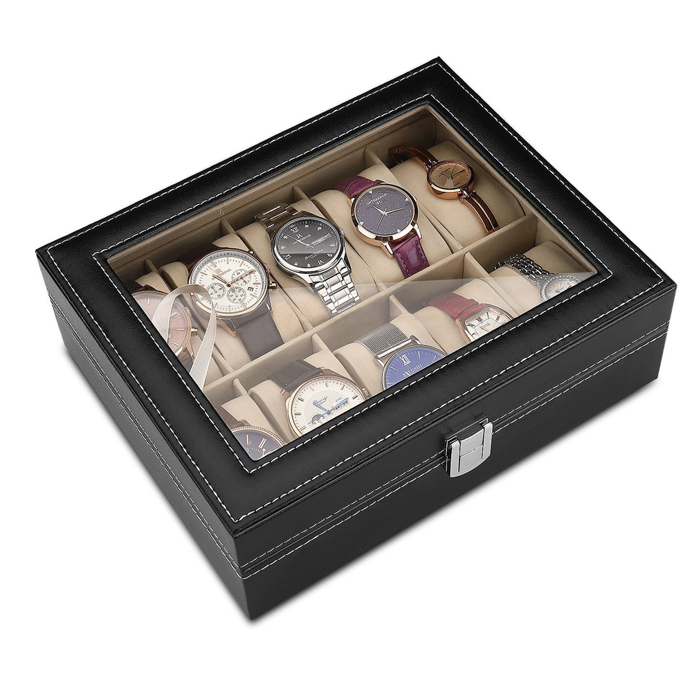 10-bit PU deri gri pazen İzle  - Best Jewelry Watches For Men incelemesi ve fiyatı