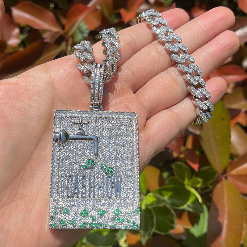 Hip Hop 3A + CZ Taş Kaplamalı  - Mens Dog Tag Necklace incelemesi ve fiyatı