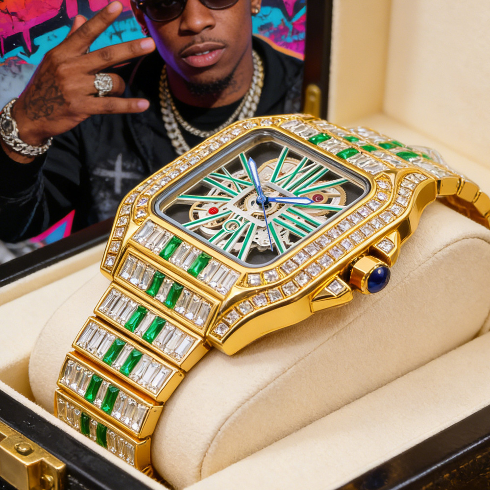 Hollow Lüks Bling Kuvars Kol S - Jewelry Watches Brands incelemesi ve fiyatı
