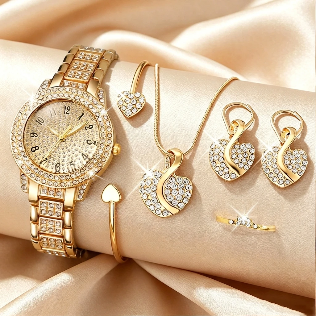 6 adet moda taklidi kadın izle - Jewelry Watches For Ladies incelemesi ve fiyatı