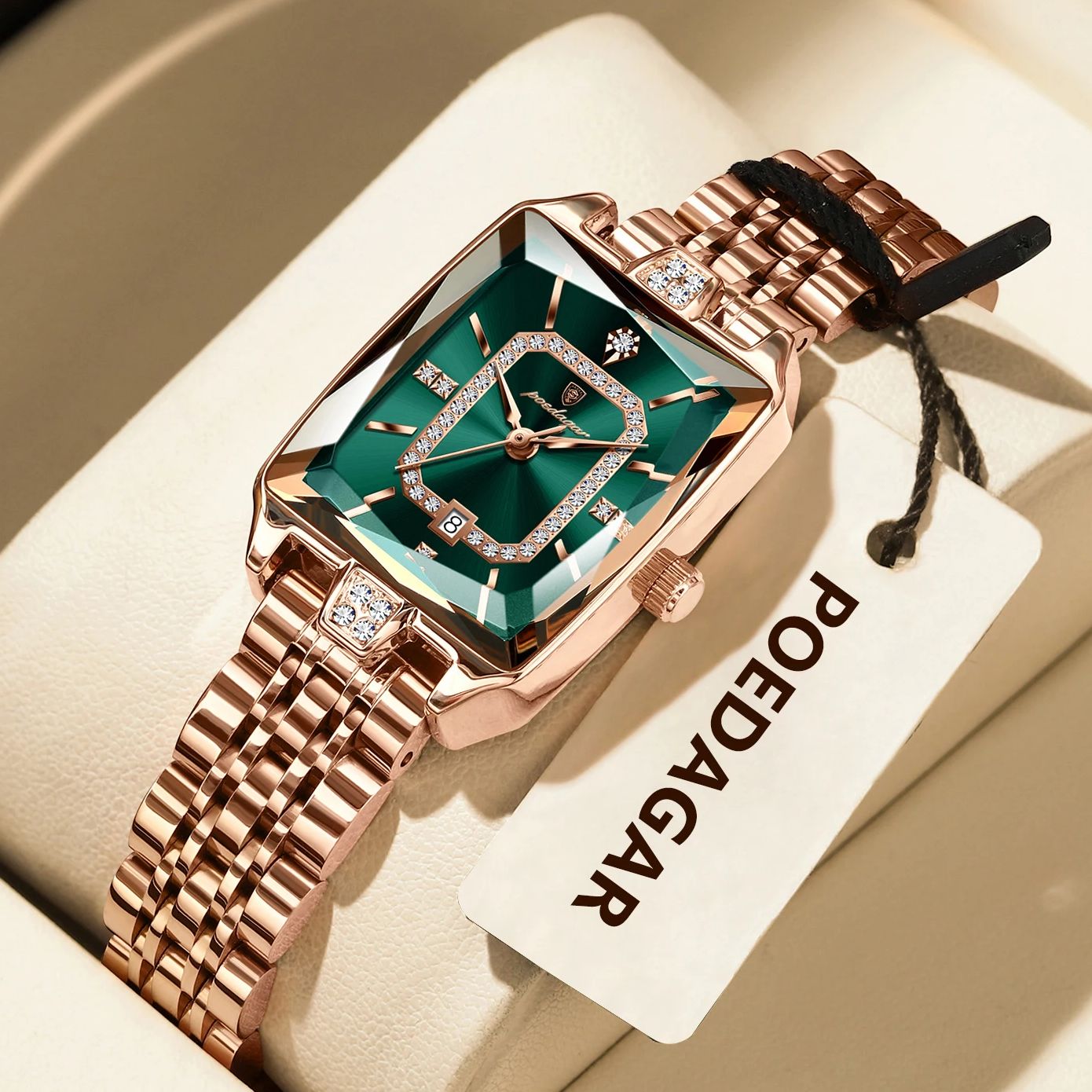 POEDAGAR Lüks Kadın Saati Su G - High Jewelry Watches incelemesi ve fiyatı