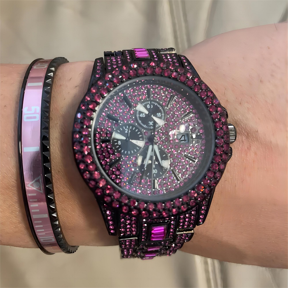 Sıcak Satış Kırmızı Buz Izle E - Jewelry Inspired Watches incelemesi ve fiyatı