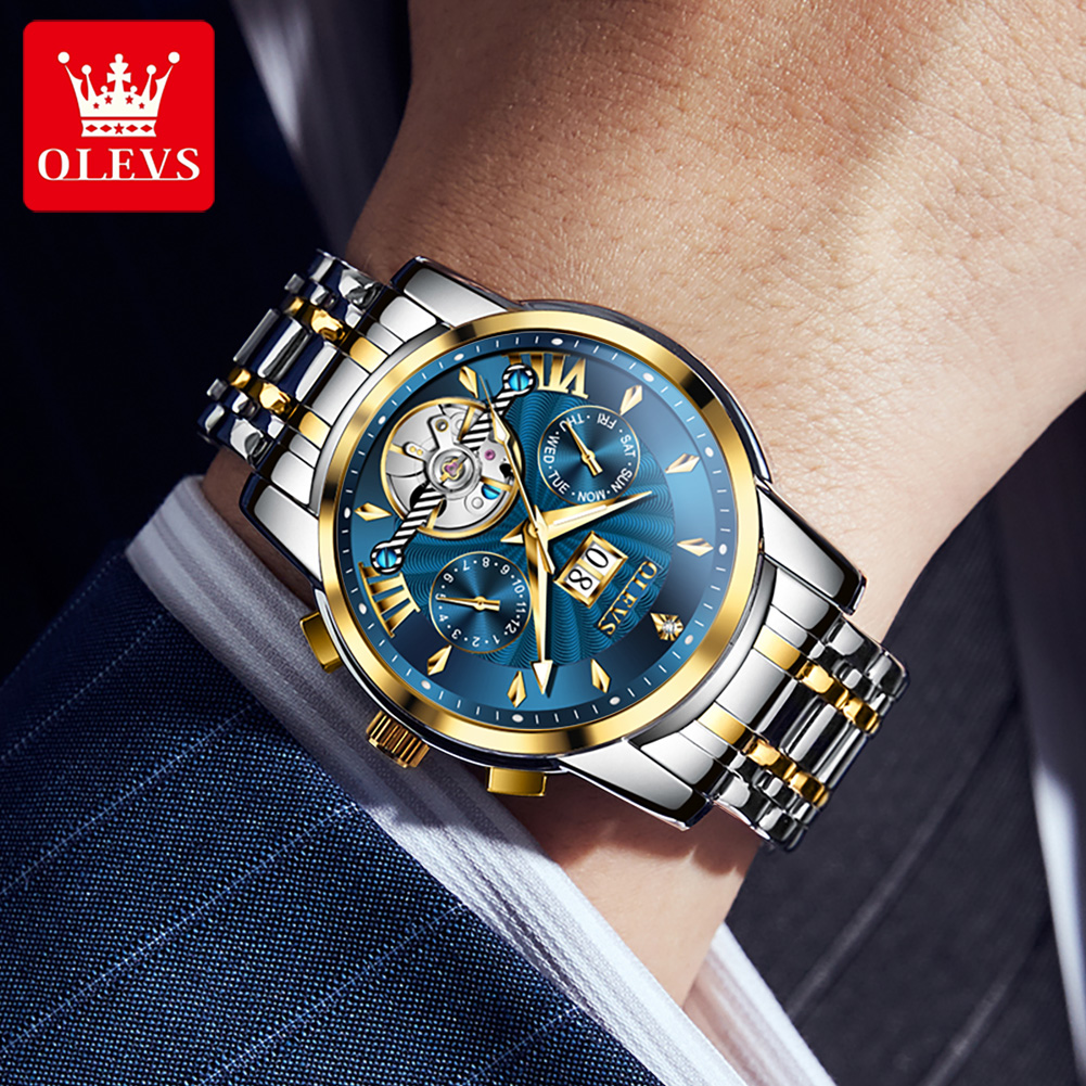 OLEVS Erkekler Saatler Lüks Mo - Mens Mechanical Watch incelemesi ve fiyatı