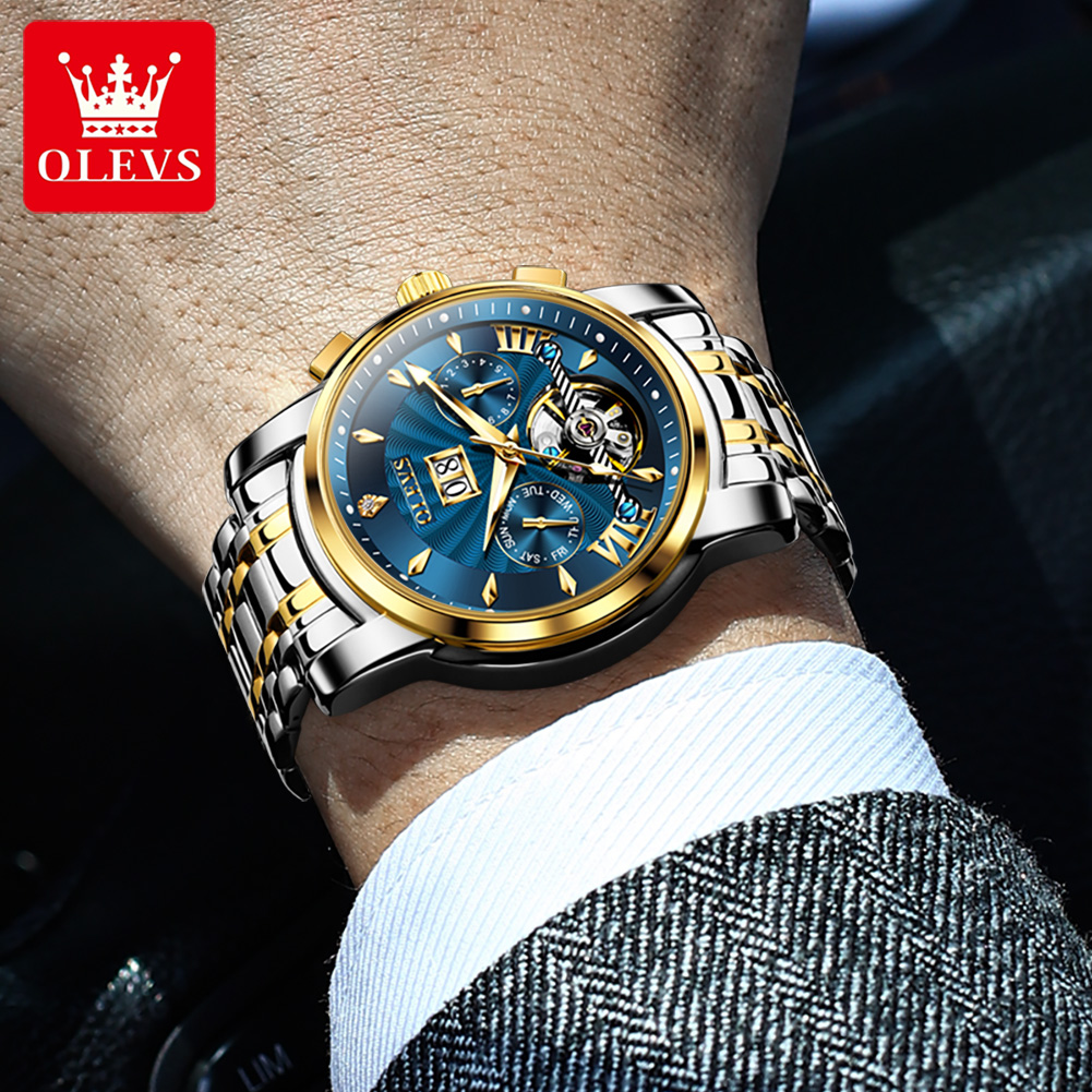 OLEVS Erkekler Saatler Lüks Mo - Mens Mechanical Watch incelemesi ve fiyatı