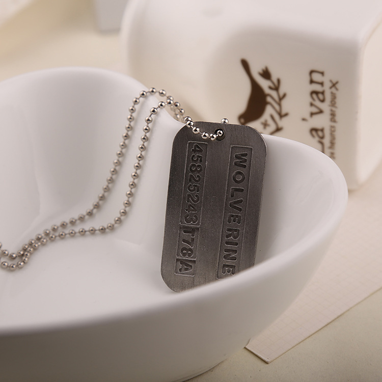 X Erkekler Kolye Logan Hugh Ja - Mens Dog Tag Necklace incelemesi ve fiyatı