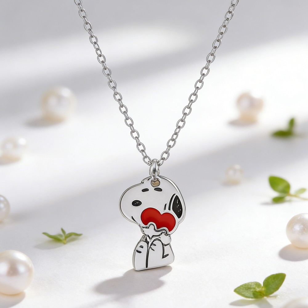 Sevimli Çizgi Film Köpek Yavru - Mens Dog Tag Necklace incelemesi ve fiyatı