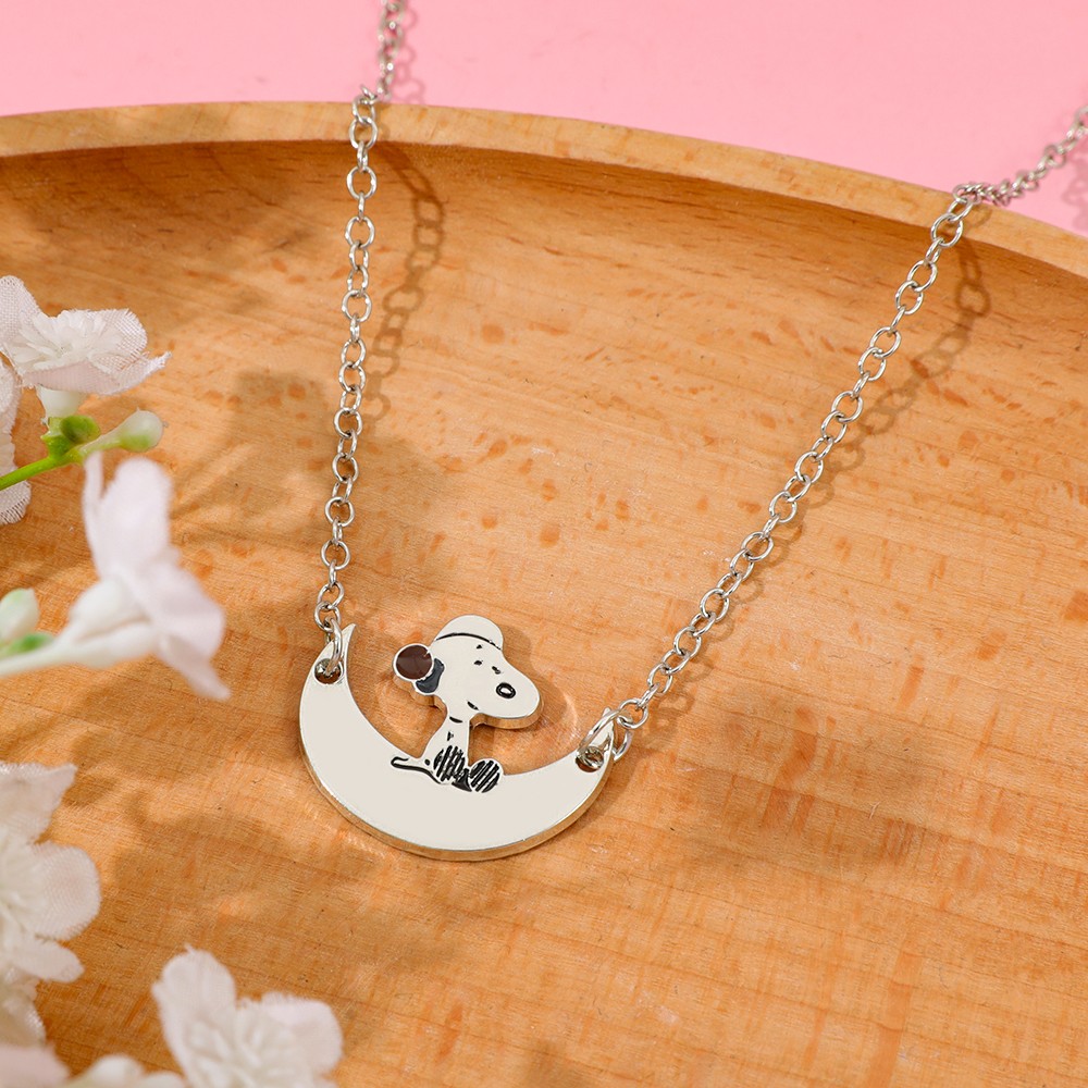 Sevimli Çizgi Film Köpek Yavru - Mens Dog Tag Necklace incelemesi ve fiyatı