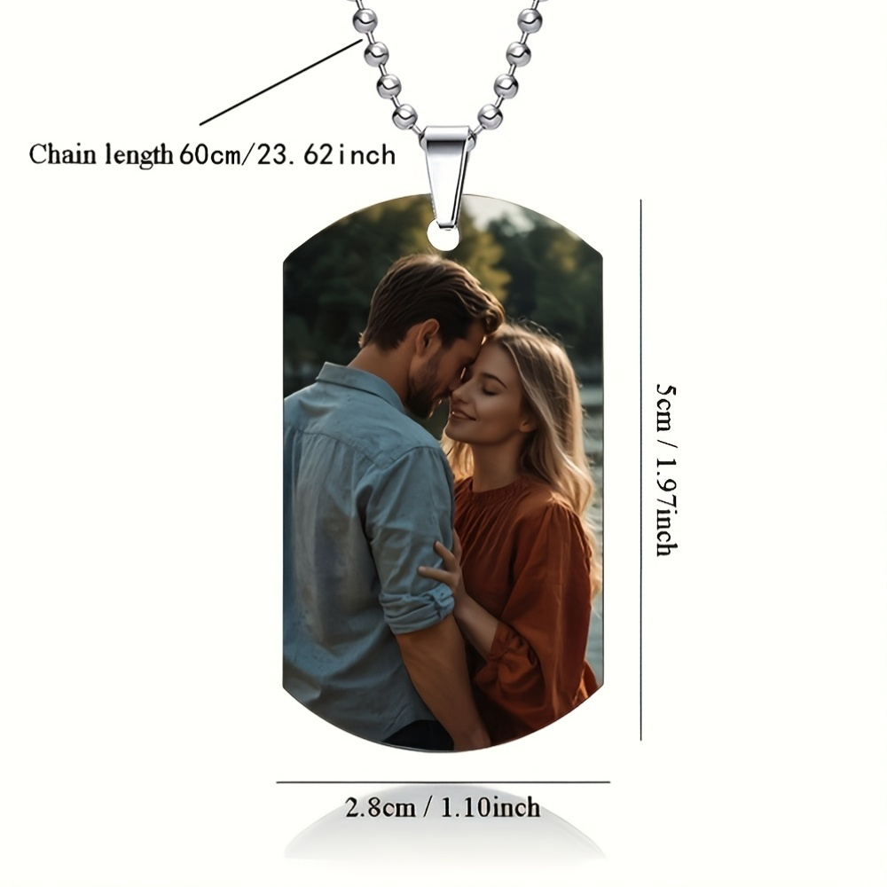 Kişiye Özel Erkek Kolye, Çift  - Mens Dog Tag Necklace incelemesi ve fiyatı