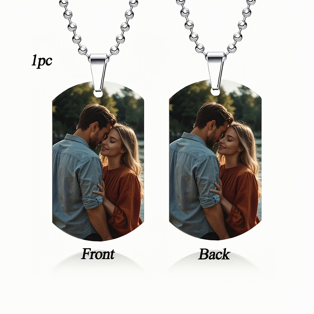 Kişiye Özel Erkek Kolye, Çift  - Mens Dog Tag Necklace incelemesi ve fiyatı