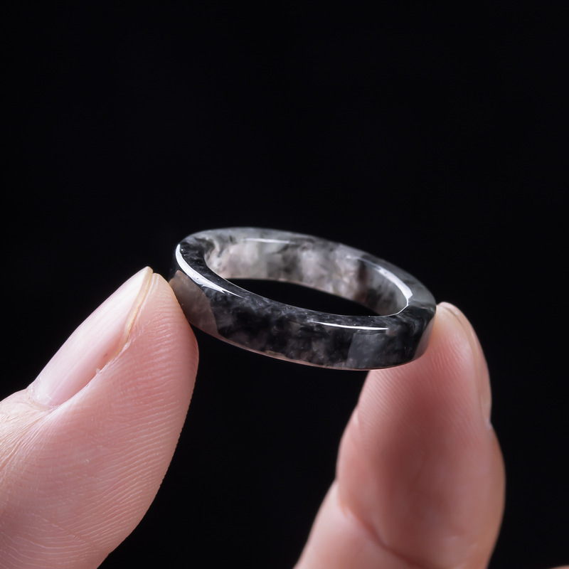 Doğal A sınıfı Burma siyah yeş - Jewelry & Watches Sp Zo O incelemesi ve fiyatı
